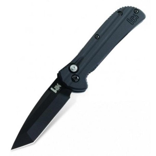 H&K Heckler & Koch Benchmade TUMULT OTF Tactical Automatic Knife Black Plain Firearm Parts