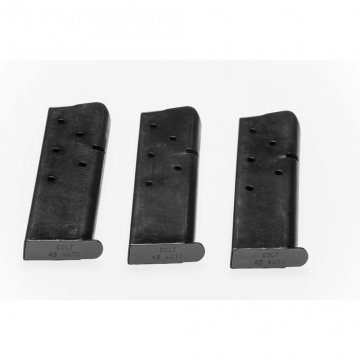 COLT 45 acp 1911 7 Round Magazine Clip 3 pack Blue