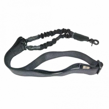 AR15 BLACK ONE POINT BUNGEE SLING WITH QD SNAP HOOK