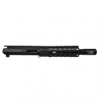 AR-15 EPC-9 8.3" 9mm Upper Receiver Half 7.3" M-LOK & Fake Suppreessor