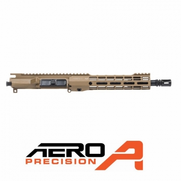 Aero Precision AR15 10.5" Upper Receiver FDE / 9" Atlas S-ONE M-LOK HG