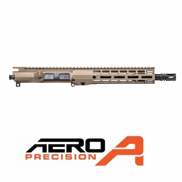 Aero Precision AR15 10.5" Upper Receiver FDE / 9" Atlas R-ONE M-LOK HG
