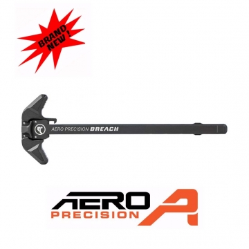 AR 308 BREACH Ambi Charging Handle w/ Large Lever - Black