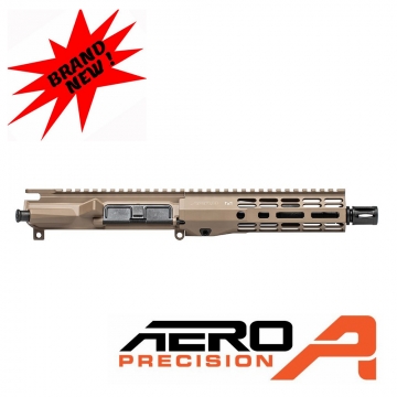 Aero Precision AR15 5.56/.223 7.5" CPC Barrel 7" R-ONE M-Lok FDE Flat Dark Earth Upper Receiver