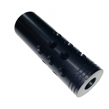 FTF 3.0" 9mm AR15 PCC or Handgun Cross Hole Flash Hider 1/2x36 tpi