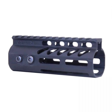 5 INCH ULTRA LIGHTWEIGHT THIN M-LOK FREE FLOATING HANDGUARD(ANODIZED BLACK)