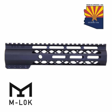 AR15 9" AIR-LOK SERIES M-LOK COMPRESSION FREE FLOATING HANDGUARD W/ MONOLITHIC TOP RAIL