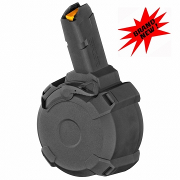 MagPul PMAG D-50 GL9-PCC, 9MM, 50 Round Drum Magazine Black Fits AR 9mm Carbines