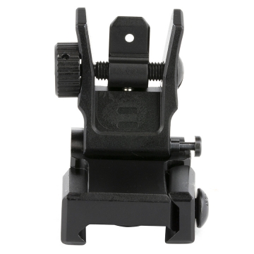 AR15 M4 BUIS Spring Assisted Slim Flip Rear Sight Aluminum