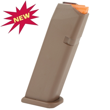 Glock Factory 17 9mm FDE 17 Round Magazine NEW OEM