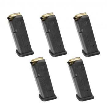 Package of 5 MagPul PMAG 17 GL9 17 Round 9mm Magazine fits Glock 17