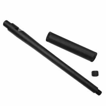 Ruger 10/22 10.5" Threaded Rifle or Charger Pistol Barrel 5" Fake Suppressor Combo 1/2x28 tpi