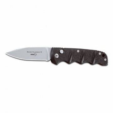 BOKER AK74 AK47 KALASHNIKOV  AUTOMATIC KNIFE 3.25" Bead Blast PLAIN BLADE