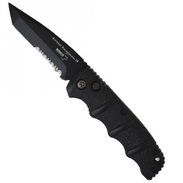 Boker AK74 AK47 Kalishnikov Black Tanto Combo Blade Automatic Knife