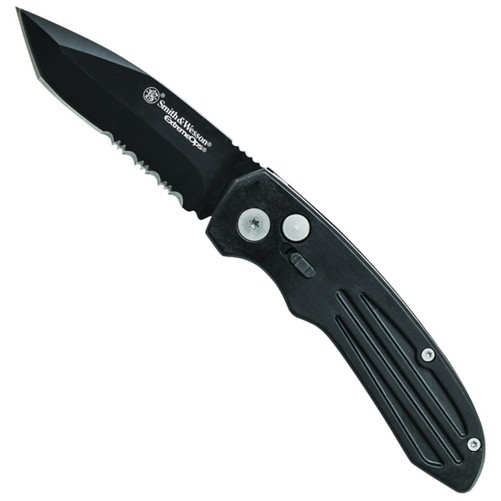 Smith & Wesson S&W 50BT Extreme Ops Black Tanto Automatic Switchblade