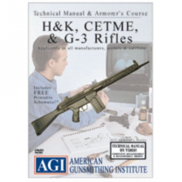 AGI H&K CETME & G3 RIFLES ARMORERS GUNSMITH COURSE DVD