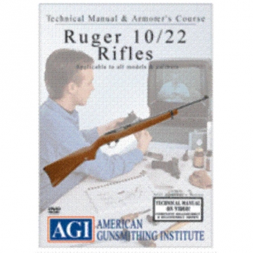 AGI Ruger 10/22 22 Rifle Gunsmith Gun Repair Course DVD