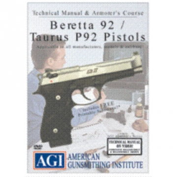 AGI Beretta 92 Taurus P92 Pistol Gunsmith Course DVD
