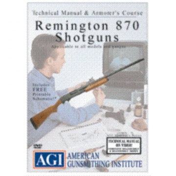 AGI Remington 870 Shotgun Armorer Gunsmith #1114 DVD