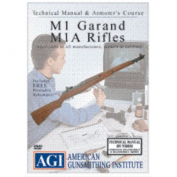 AGI WWII M1 GARAND M1A Rifle Gunsmith Armorer DVD