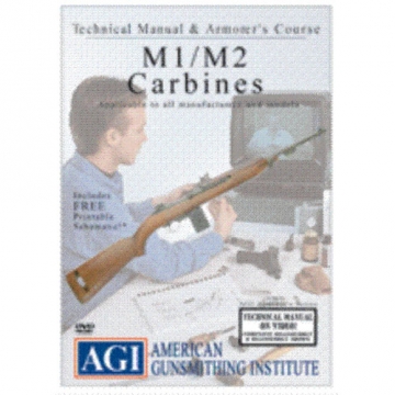 AGI M1 M2 30 Caliber Carbine Rifle Gunsmith Armorer DVD
