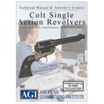 AGI Tune the Colt Single Action Revolver Gunsmith DVD