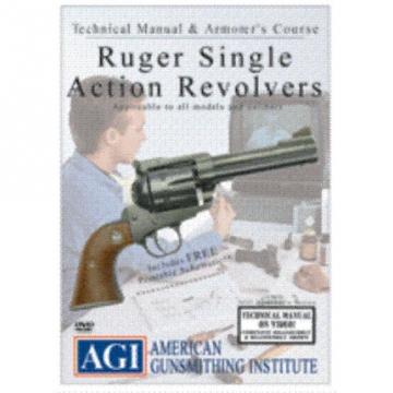 AGI RUGER Cowboy SINGLE ACTION REVOLVER Gunsmith DVD