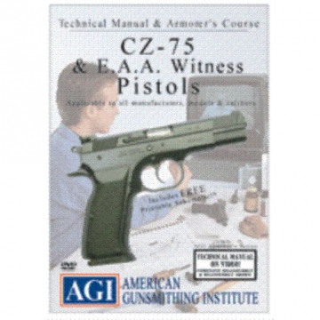 AGI CZ75 EAA WITNESS PISTOL Gunsmith Armorer Course DVD