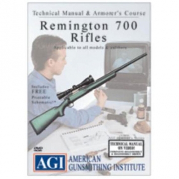 AGI REMINGTON 700 Bolt Action RIFLE GUNSMITH DVD