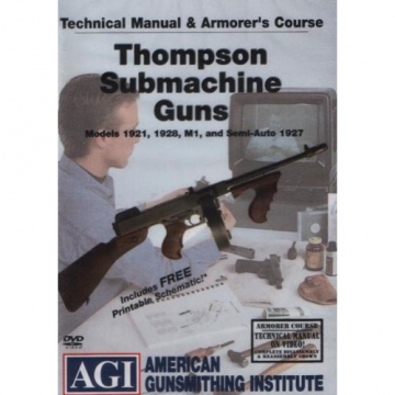 AGI WWII Thompson Tommy Gun Complete Gunsmith DVD