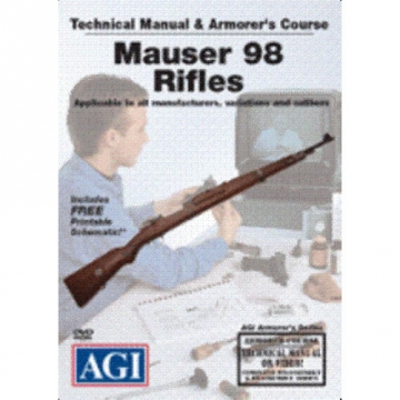 AGI MAUSER MODEL 98 Bolt Action Rifle Gunsmith DVD