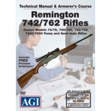 AGI REMINGTON 740 760 SERIES SEMI-AUTO AND PUMP RIFLES DVD