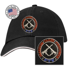 Double Mac Attack Embroidery 100% Brushed Cotton Twill Structured Cap USA Made