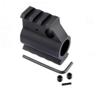 AR15 M16 M4 Picatinny Dual 2 Rail Gas Block .750