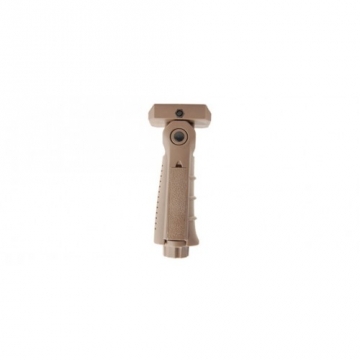 Folding Vertical Foregrip Rail Mounted 5 Position Desert Tan