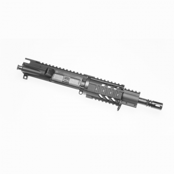 AR15 M16 Quad Rail 7.5 in. Barrel w/Flat Gas Block (5.56 .223)