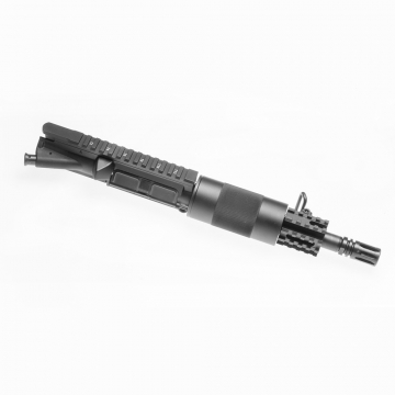 AR15 M16 Flat Top Upper 7.5 in. Barrel w/Quad Rail Gas Block(5.56 /.223)