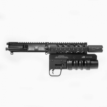 AR-15 7.5 in. Upper + 37mm Launcher on YHM Diamond Rail & Noveske Brake