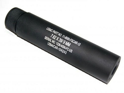 AR15 7.62x39 Barrel Cover Fake Suppressor 1/2x36 -img-0