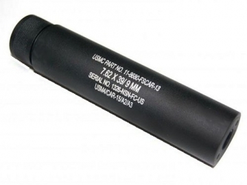 AR15 AR-15 7.62x39 Barrel Cover Fake Suppressor 1/2x36 tpi