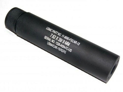 AR-15 AR15 9mm Barrel Cover Fake Suppressor 1/2x36-img-0