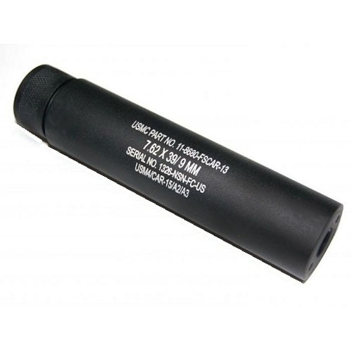 AR15 Military 9mm / 7.62x39 Fake Suppressor 1/2x36-img-0