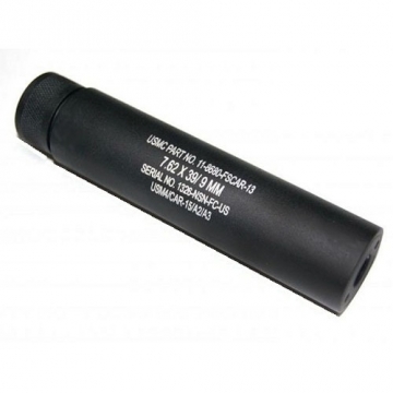 AR15 Military Type 9mm / 7.62x39 Fake Suppressor 1/2x36 tpi