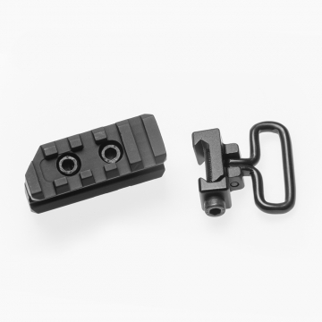 AR15 Front Sight Dual 2 Rail Platform with Sling Swivel