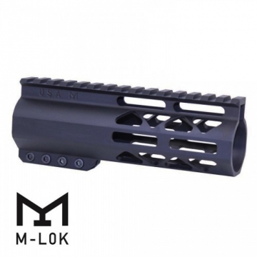 AR15 6" AIR-LOK Free Floating M-LOK Compression Hand Guard