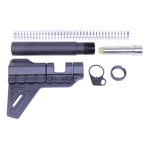 AR15 9mm MICRO BREACH PISTOL BRACE w/ 9mm Buffer Tube Assembly-img-0