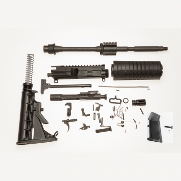 AR15 Parts Set KIT A3 Upper 16" M4 Barrel w/ Flat Gas Block