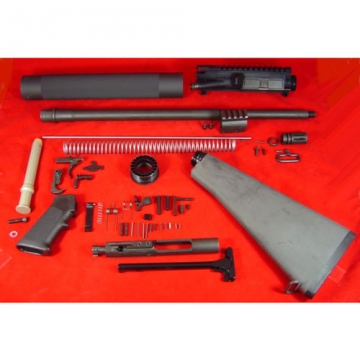 AR15 Parts Set KIT A3 Upper 20 in. Barrel w/ Flat Gas Block & Free Float Tube