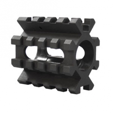 AR15 M4 M16 YHM 9380 4 Rail Quad Steel Gas Block