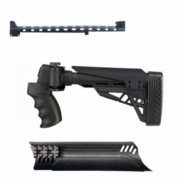 ATI Moss/Rem/Win Shotgun TactLite 6 Position Side Fold Stock-Forend- Heat Shield